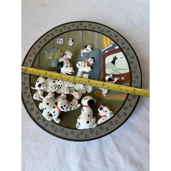 Disney 101 Dalmatians 3D Relief Collector Plate “Watch Out, Thunder!”
